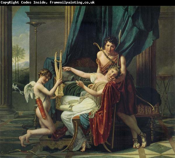 Jacques-Louis  David Sappho and Phaon